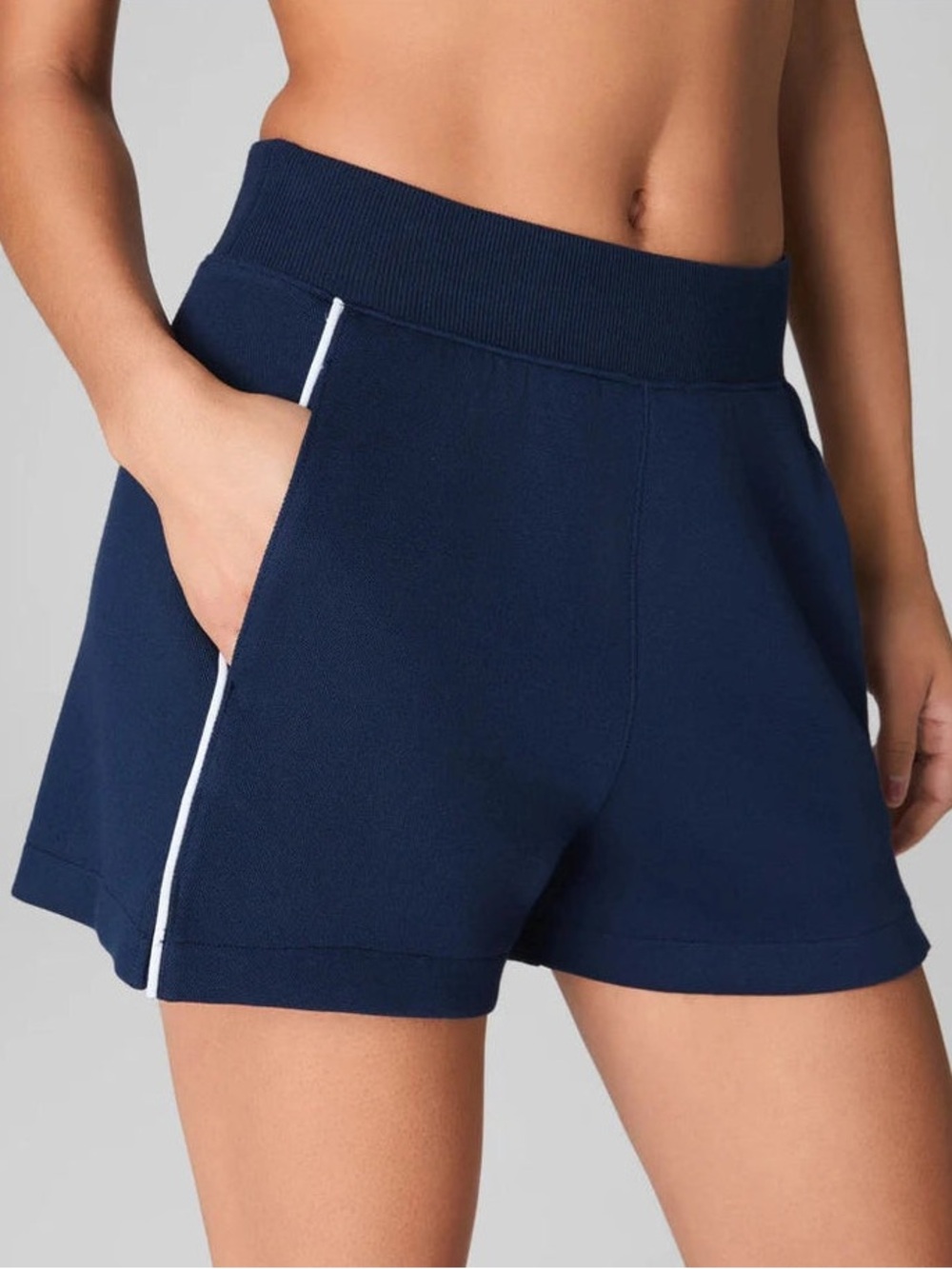 SPANX AirEssentials‎ Pique Shorts Navy - Medium